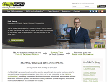 Tablet Screenshot of profitpath.com